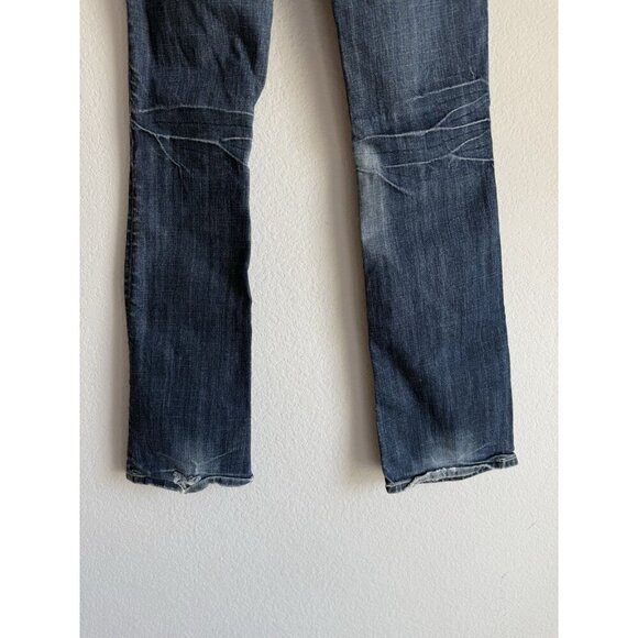 MEK Denim Capetown Bootcut Dark Wash‎ Women's Jeans Low Rise Size 26 x 34 - Picture 13 of 16